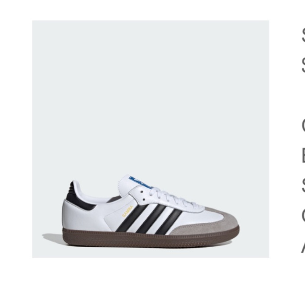 Samba OG Cloud White Womens 8.5/ Men’s 7.5 Like New